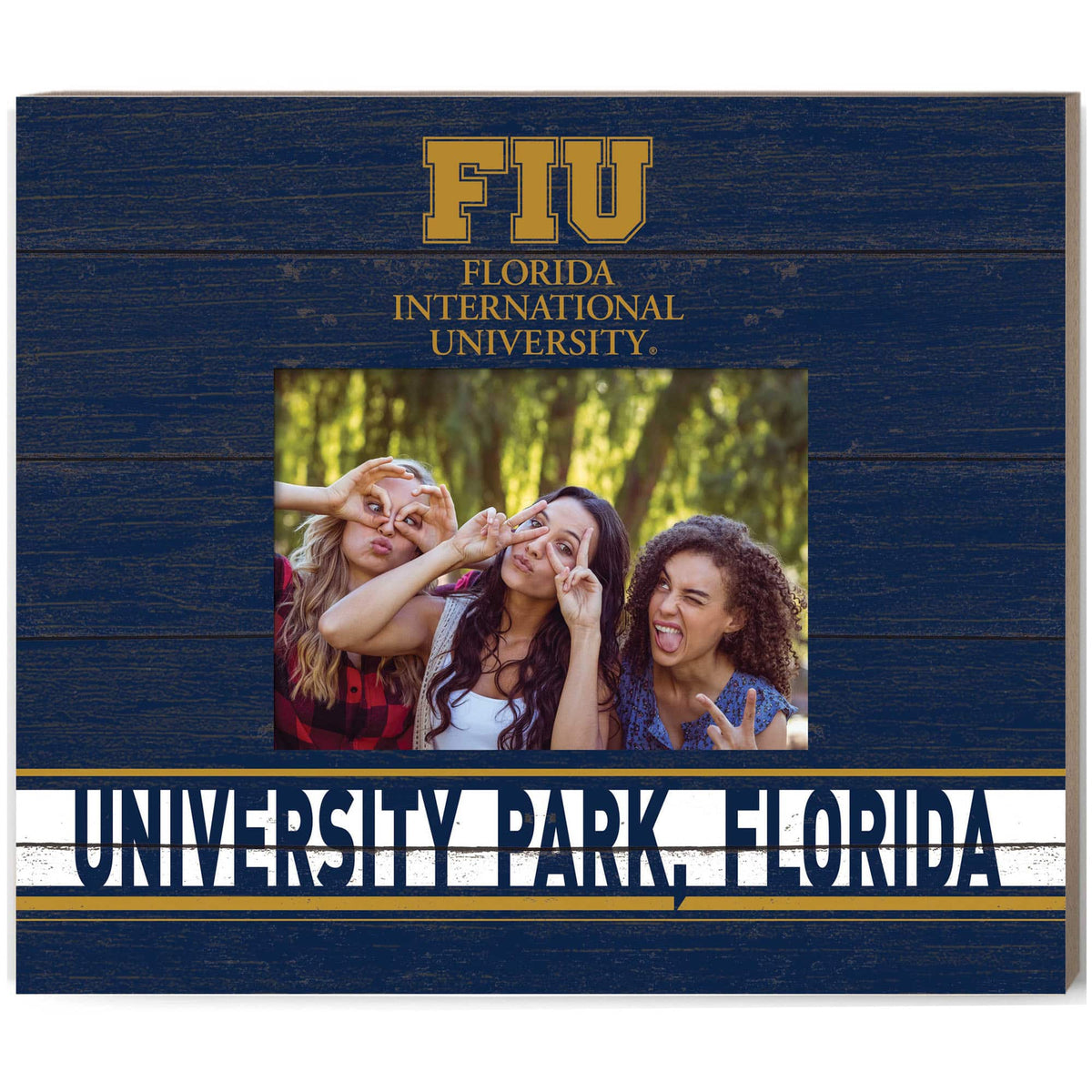 Jardine - FIU Panthers 11" x 13" Team Spirit Scholastic Picture Frame - Navy