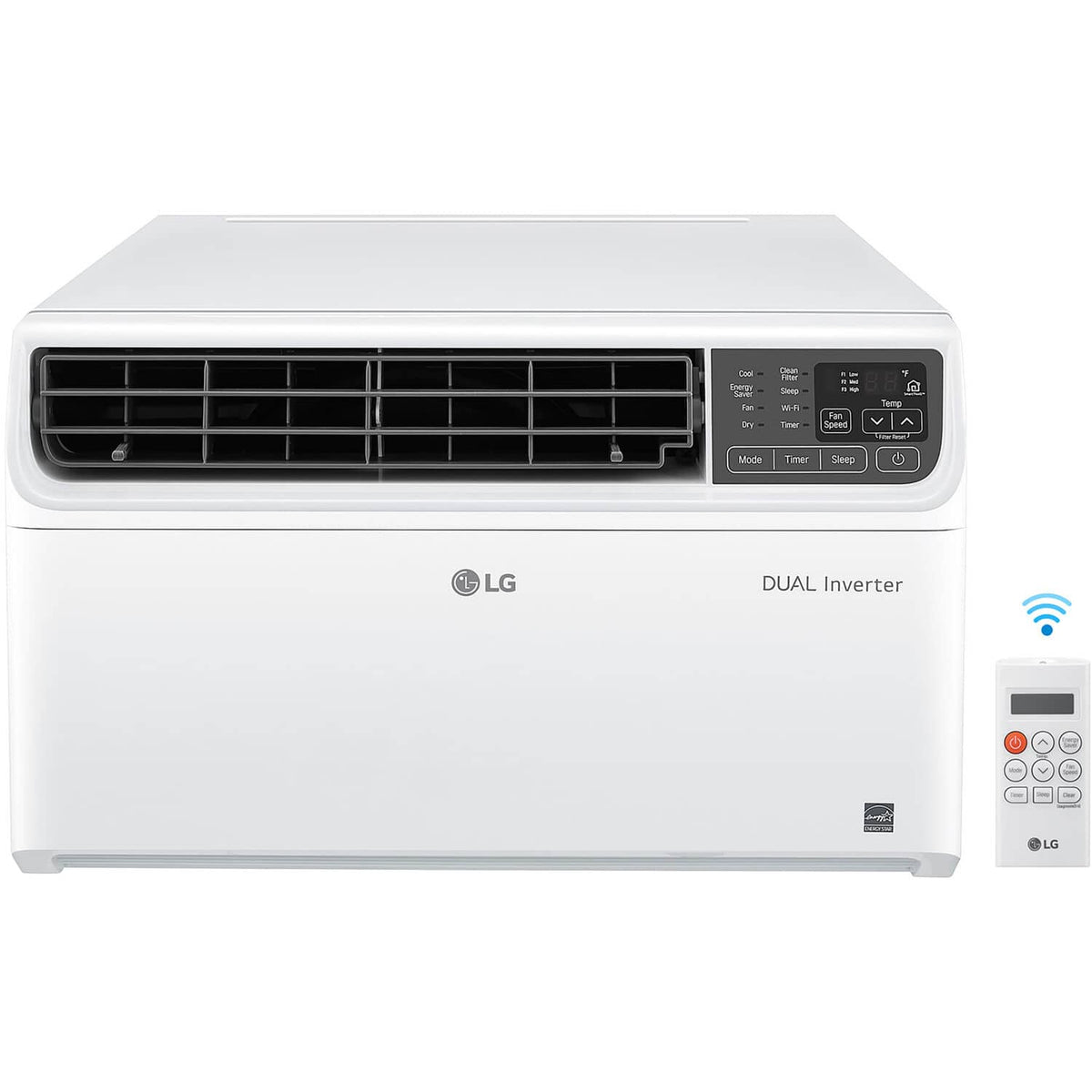 LG - 550 Sq. Ft. 12,000 BTU Smart Inverter Window Air Conditioner - White