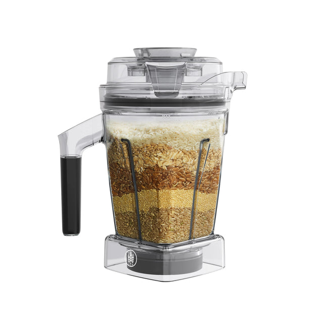 Front. Vitamix - 48-Ounce Dry Grains Blender Container with SELF-DETECT - Clear.