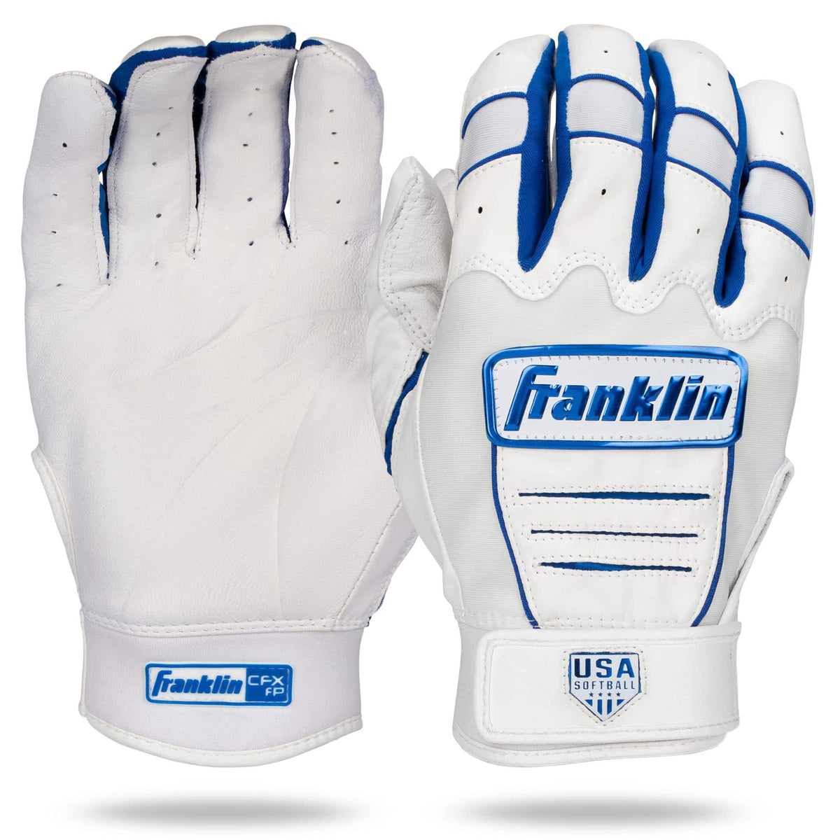 Franklin Sports - USA Softball CFX Pro Fastpitch Batting Gloves - Multicolor