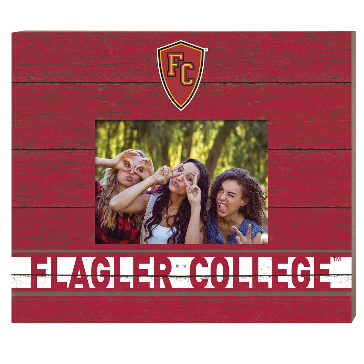 Jardine - Flagler Saints 11" x 13" Team Spirit Scholastic Picture Frame - Red