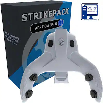 Collective Minds - STRIKEPACK HORIZON™ VISTA for Standard Dual Sense PlayStation 5 Controllers & PC - 4 Customizable Ergonomic Back Buttons