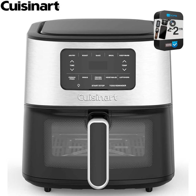 Cuisinart CPS YR 2 CR

AIR FRY | ROAST | BAKE | BROIL | KEEP WARM

TIME | TEMP

FRENCH FRIES | WINGS | FROZEN VEGETABLES | LEFTOVERS

START/STOP | TOSS REMINDER

Cuisinart