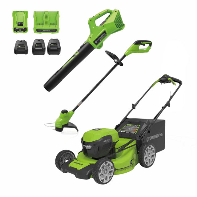 T + PIA - MI E greenworks C a H NEN - greenworks greenworks 2 HEUR