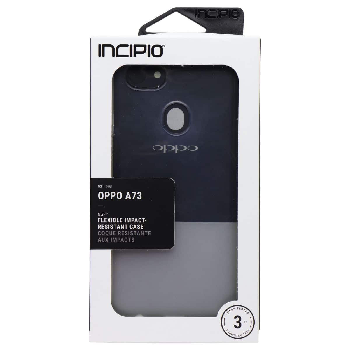 Incipio - NGP Series Flexible Gel Case for OPPO A73 (Non-5G) - Clear