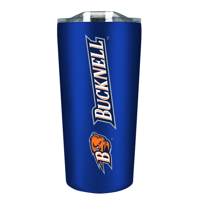 Front. The Fanatic Group - Bucknell Bison 18oz. Stainless Steel Soft Touch Tumbler - Multicolor.