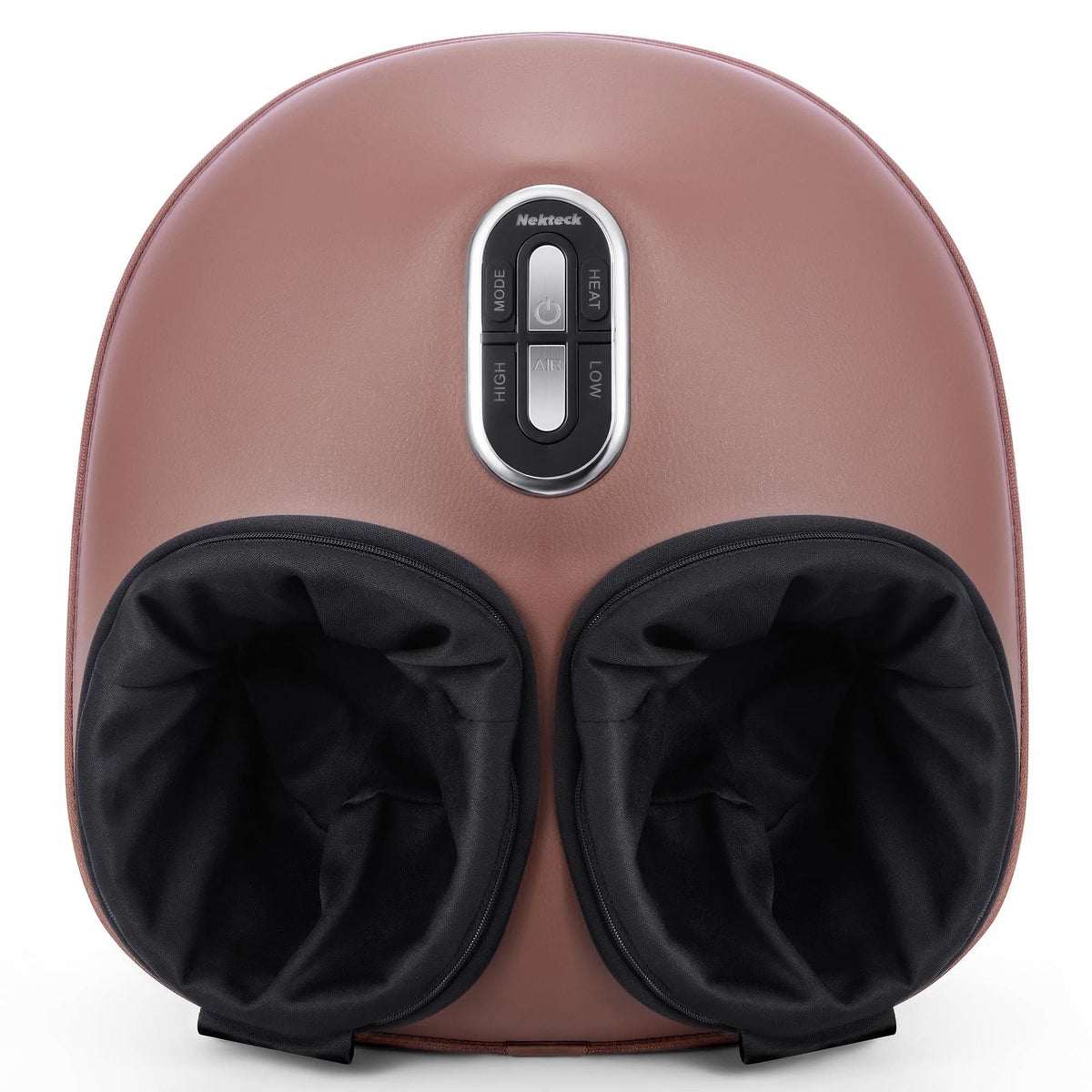 Nekteck - Shiatsu Foot Massager Machine with Soothing Heat - Brown