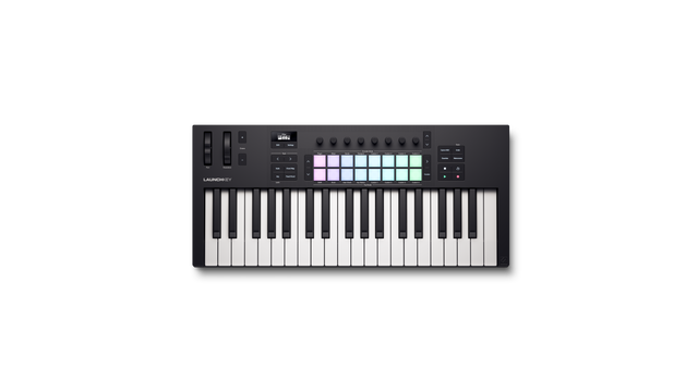 Front. Novation - Launchkey 37 [MK4] MIDI Controller - Black.