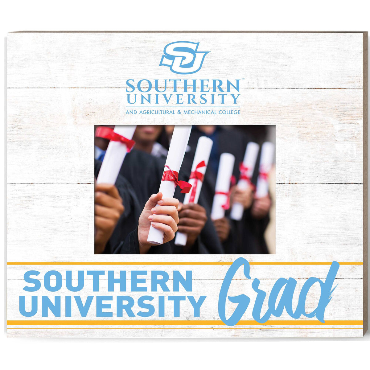 Jardine - Southern University Jaguars 11'' x 13'' Grad Picture Frame - White