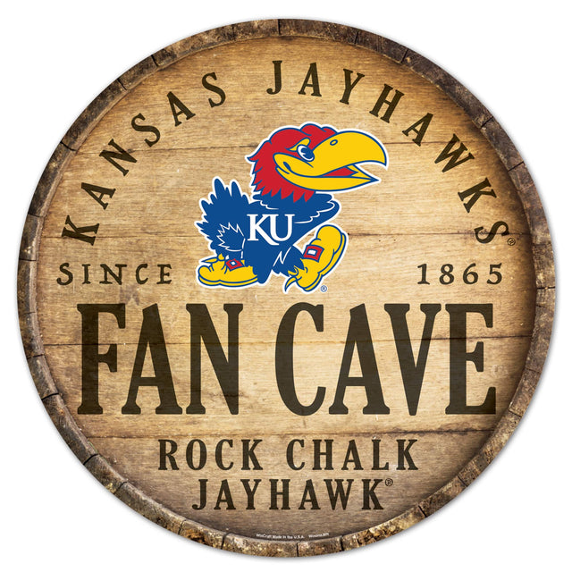 KANSAS JAYHAWKS  
SINCE 1865  
FAN CAVE  
ROCK CHALK JAYHAWK