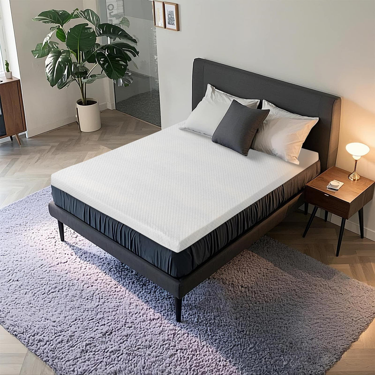 Bestier - 2" EGO Cooling Gel AeroFusion Memory Foam Mattress Topper - Twin