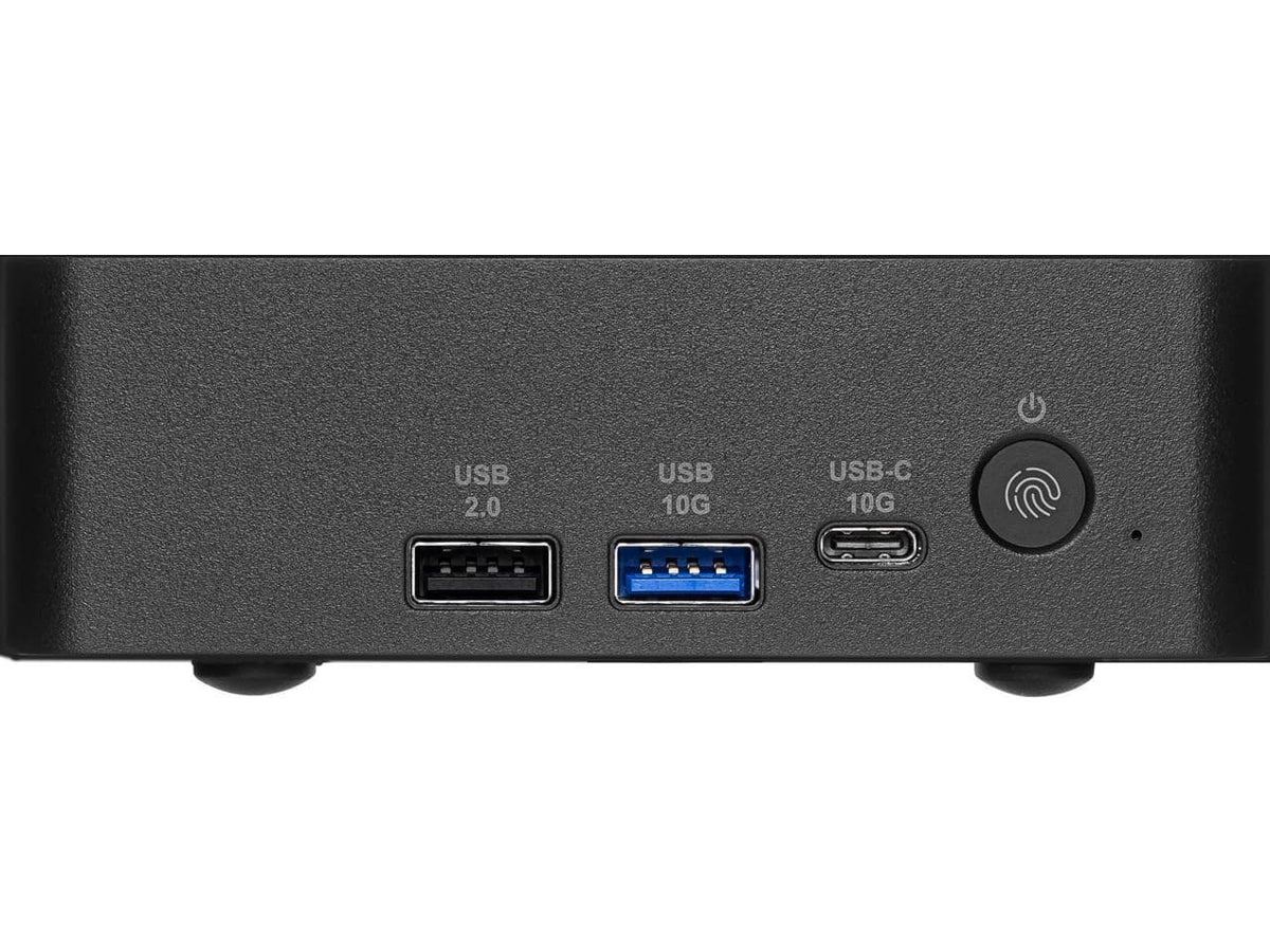 MSI - Cubi NUC AI+ Barebone Mini PC, Intel Core Ultra 7 355, WiFi 7, BT 5.4, Dual 2.5G LAN, Dual TB4
