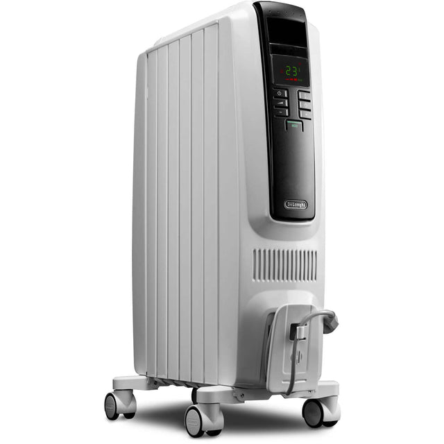 Front. De'Longhi - Dragon Digital Full Room Radiant Heater - White.