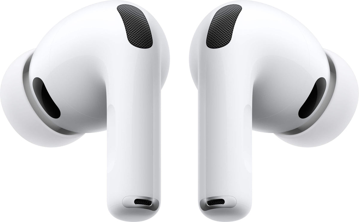 Apple - Refurbished Excellent - AirPods Pro 3, Wireless Active Noise Cancelling Earbuds with Heart Rate Sensing Feature - White