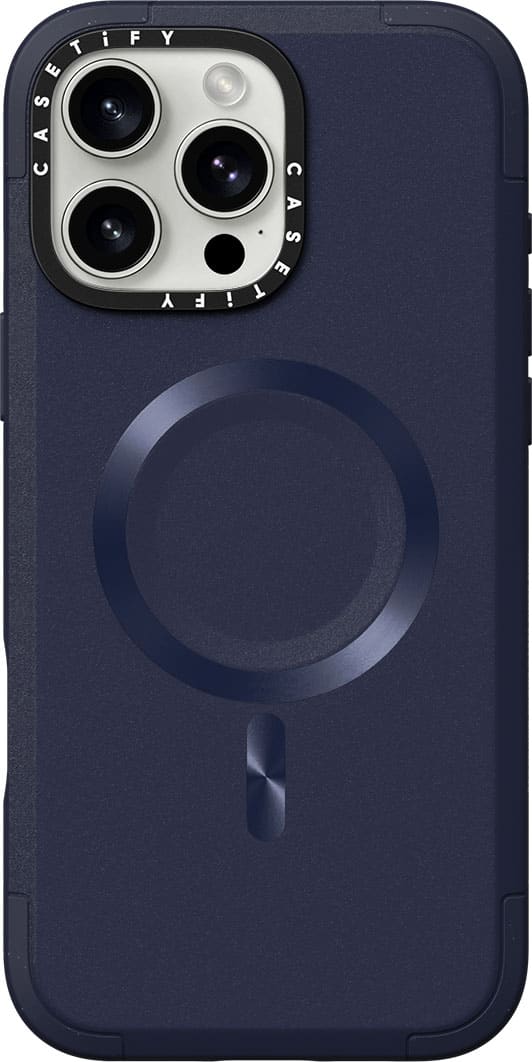 CASETiFY - Force Case with MagSafe for Apple iPhone 16 Pro Max - Navy