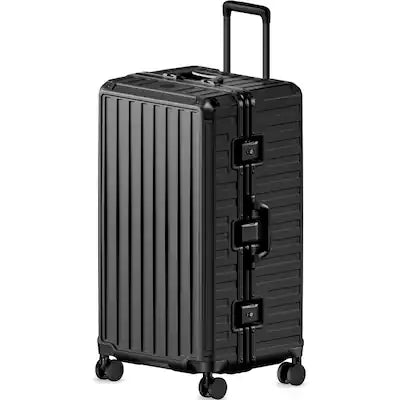 LUGGEX - 30 Inch Checked Luggage with TSA Lock, Aluminum Frame Zipperless Suitcase 8010S - ZX-Core