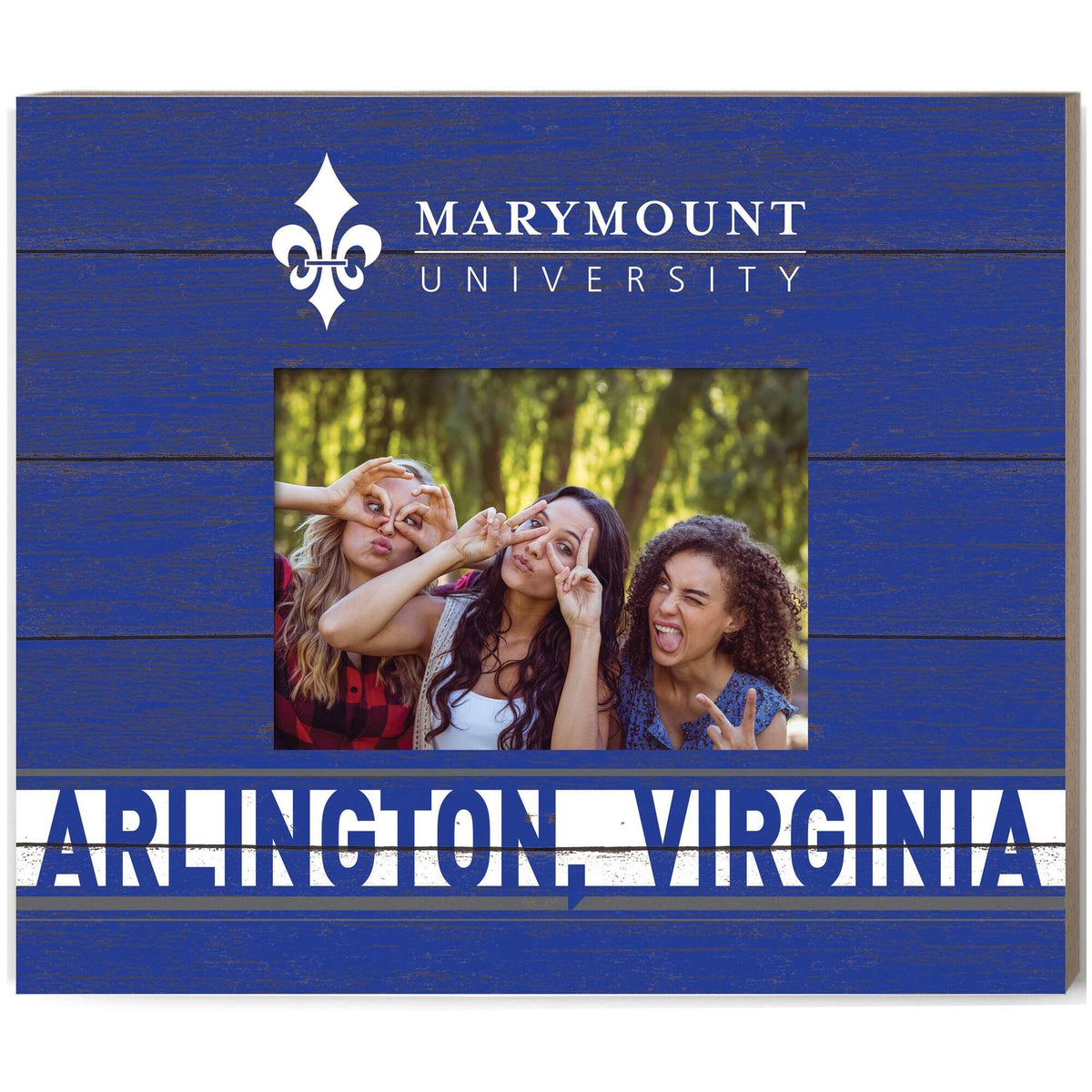 Jardine - Marymount Saints 11'' x 13'' Team Spirit Scholastic Picture Frame - Blue