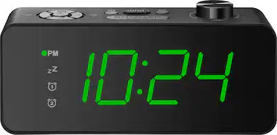Insignia™ - Digital AM/FM Dual Alarm Clock with 4-Level Dimmer