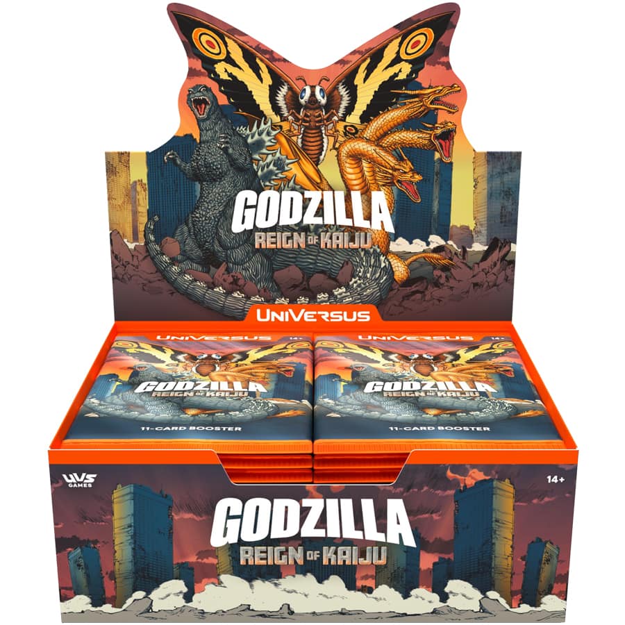 UniVersus - Godzilla Reign of Kaiju CCG - BOOSTER BOX [24 Packs]