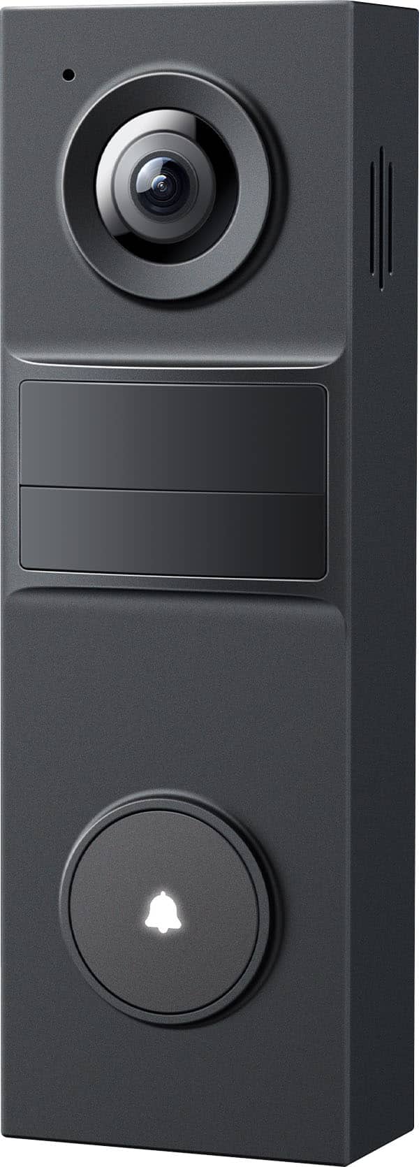 TP-Link - Tapo Smart 2K Crystal-Clear Video Doorbell with Ring Call, 160° Field of View, Local and Cloud Storage - No Monthly Fees - Black