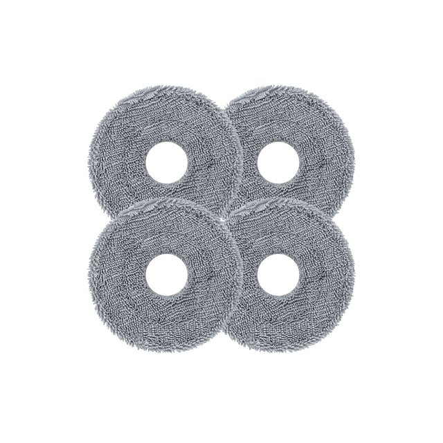 Front. Roborock - 4-Pack Robotic Vacuum Cleaner Parts-Anti-bacterial Rotating Mop For Saros Z70,Saros 20X, Qrevo 2 Prolite.