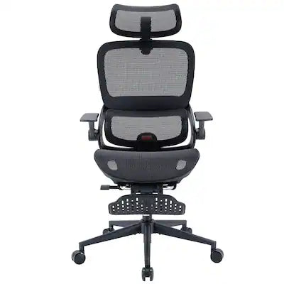 SIHOO - B100 Ergonomic Office Chair with Footrest, Mesh Office Chair with Adaptive Dynamic Lumbar, Flip-up Arm, Dual-Back, 300lb