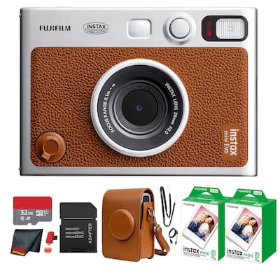 Fujifilm - Instax Mini EVO Instant Film Camera with 40 Films + 32GB Card