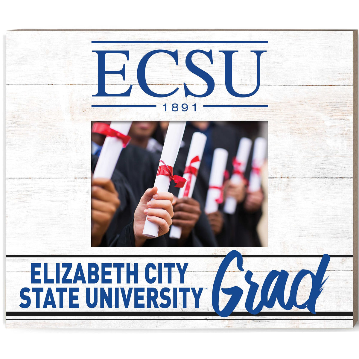 Jardine - ECSU Vikings 11'' x 13'' Grad Picture Frame - White