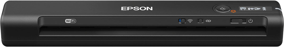 Epson - WorkForce ES-60W Wireless Mobile Color Sheetfed Document Scanner - Black