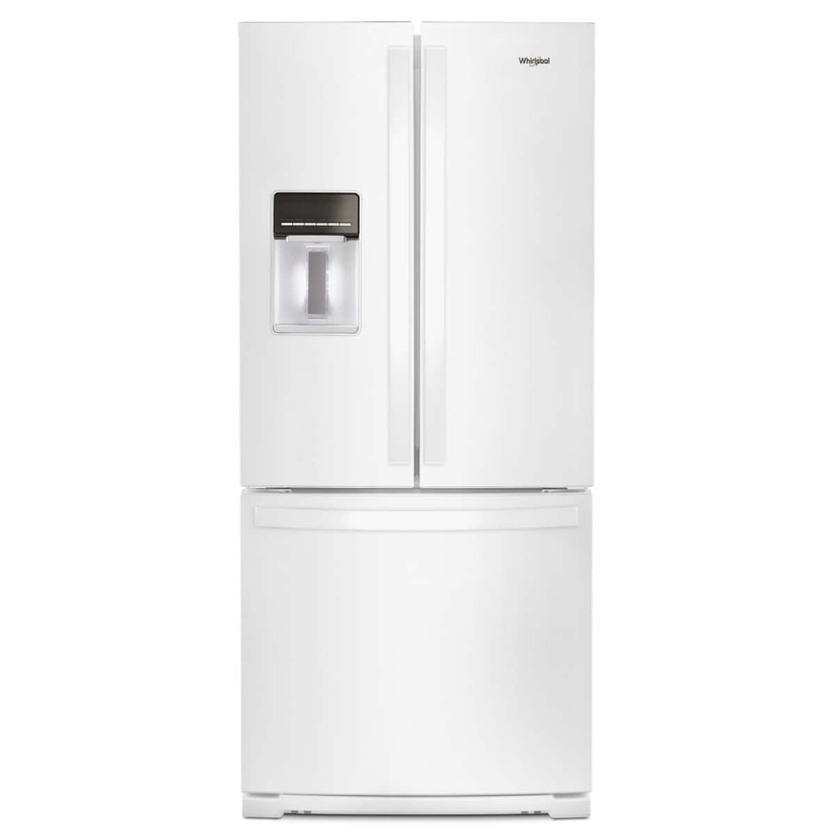 Whirlpool - 30 in. Wide 20 cu. ft. Wide French Door Refrigerator - White