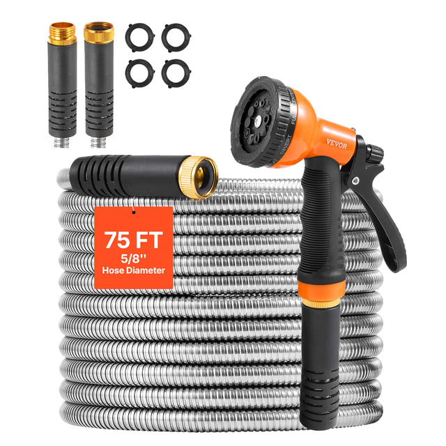 00 00 CNTE FUL U4VERT 1/4 3 VEVOR 75 FT 5/8" Hose Diameter
