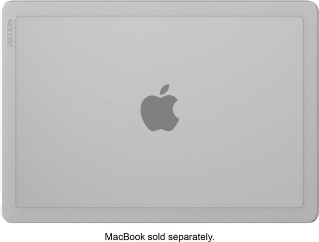 Front. Incase - Edge Hard Shell Case for MacBook Air 15-inch M5 2026, M4 2025, M3 2024 - Clear.