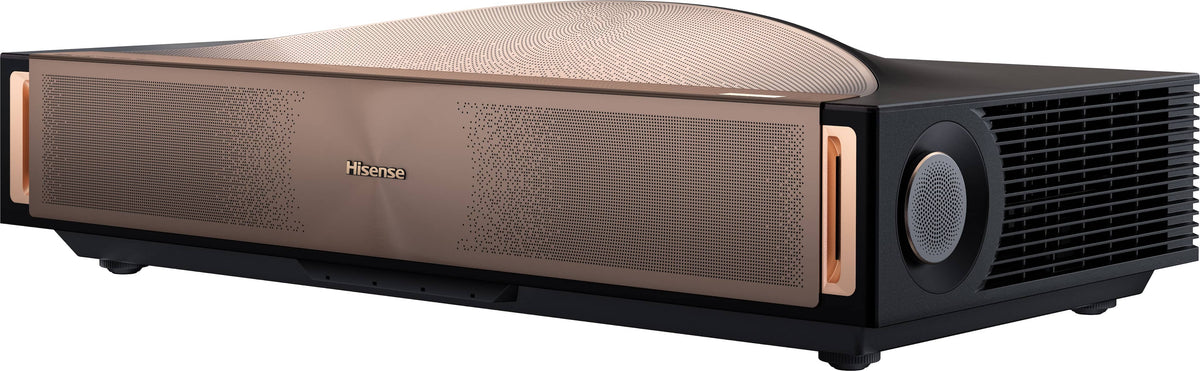 Hisense - L9QPro Triple Laser Smart Projector,IRIS, Lens Shift, 5500 Lumens, 80"-200", 4K, DLP,IMAX Enhanced, Dolby Vision - Black and Coffee brown