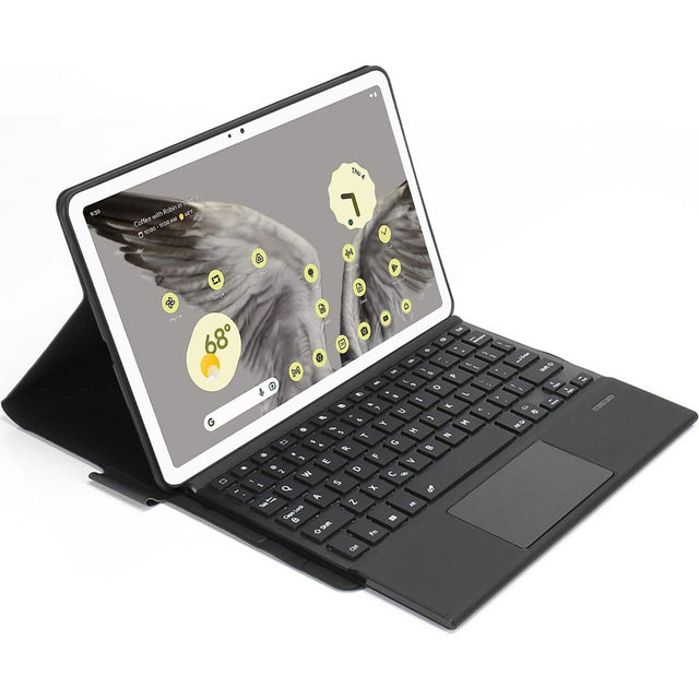 Front. SaharaCase - Keyboard Case for Google Pixel Tablet - Black.