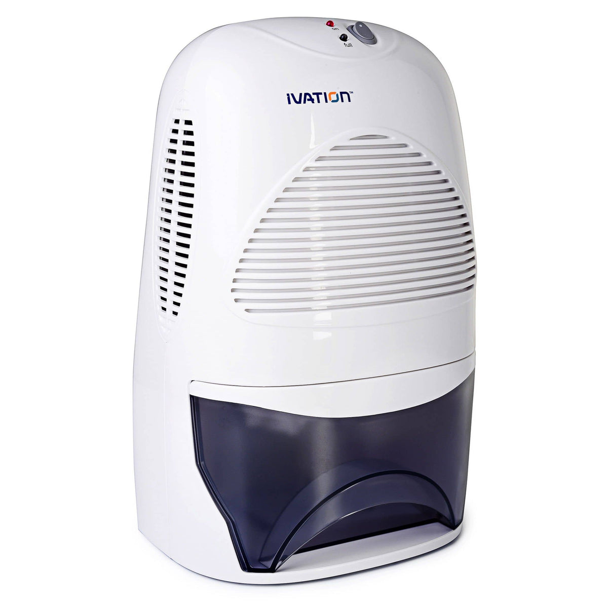 Ivation - Powerful Mid-Size Thermo-Electric Dehumidifier for Basement or Small Rooms (2200 Cubic Ft) - White
