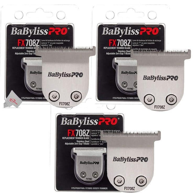 BaByliss PRO FX708Z Replacement Trimmer Blade  
Lame de tondeuse de finition de rechange FX708Z  
Stainless Steel Adjustable Zero Gap T-Blade  
FITS/POUR/PARA: FX788RG (ROSE)