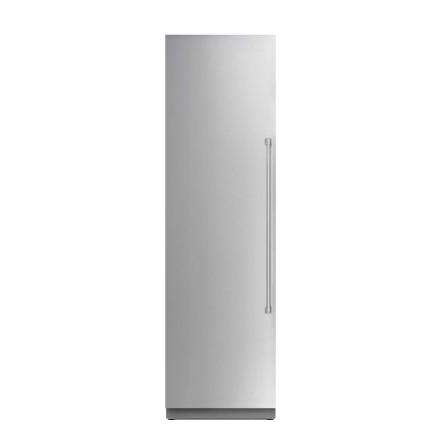 Front. Thor Kitchen - 24 in. Wide 12.5-Cu. Ft. Built In Column Refrigerator with Stainless Steel Panels - Stainless steel.