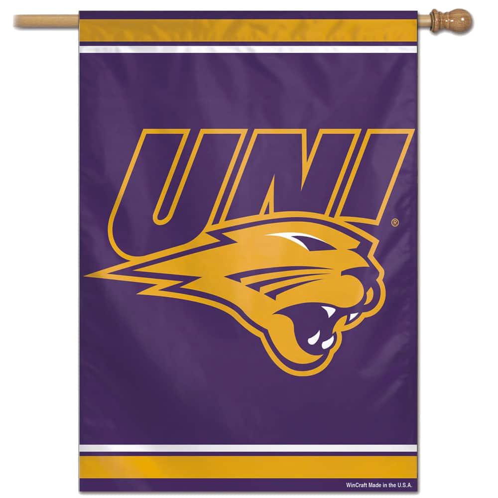 WinCraft - Northern Iowa Panthers 28" x 40" Big Logo Single-Sided Vertical Banner - Multicolor