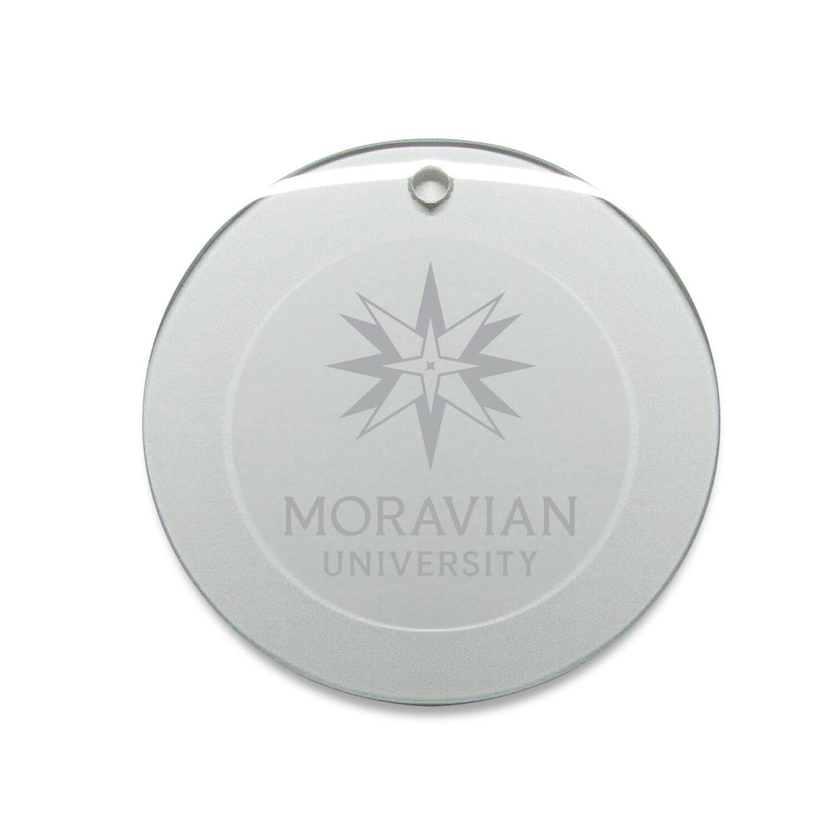 Jardine - Moravian Greyhounds Primary Logo 3'' Round Glass Ornament - Multicolor