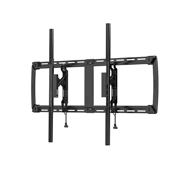 Front. ErgoAV - 75″ -116″ Low Profile Extend, Swivel & Fixed TV Mount Model ERMLX1-01B - Black.