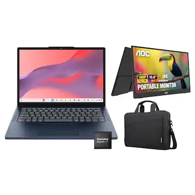 Lenovo - IdeaPad Slim 3 Chromebook - 14" 2K Touchscreen Laptop - MediaTek Kompanio 540 2025 - 4GB Memory - 64GB eMMC