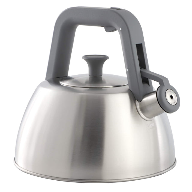 Front. Oster - Oster Beauford 2.8 Quart Stainless Steel Whistling Tea Kettle - Silver.
