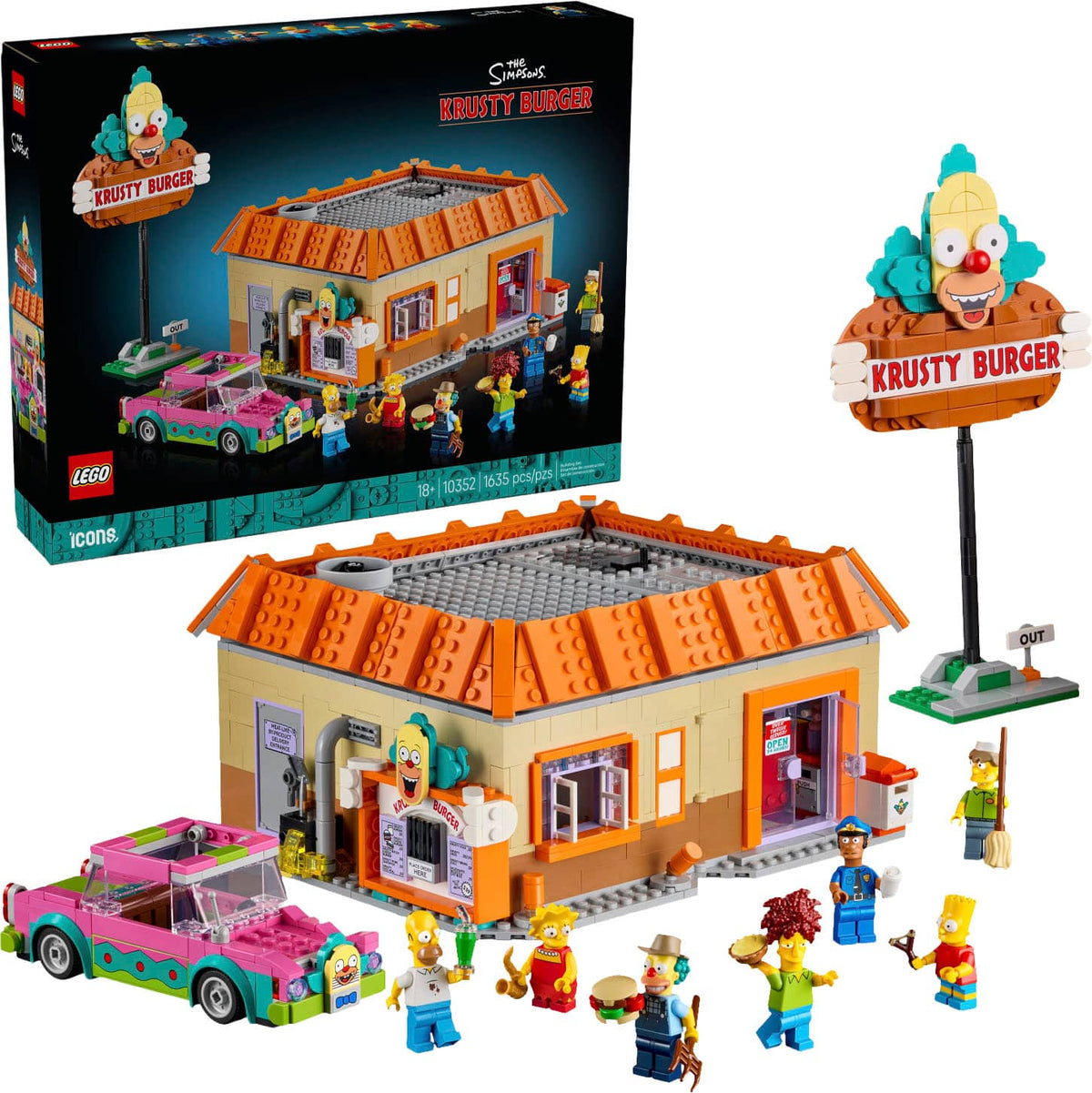 LEGO - Icons The Simpsons: Krusty Burger 10352