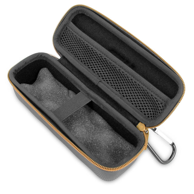 Front. CASEMATIX - Electronics Carrying Case fits Logitech Spotlight 2 Presentation Remote – Hard Shell EVA Travel Storage Case.