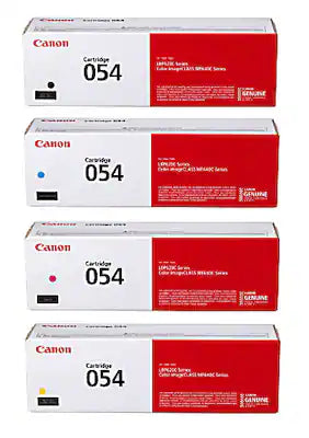 Canon - CRG 054 Complete 4-Color (CMYK) Toner Cartridge Set