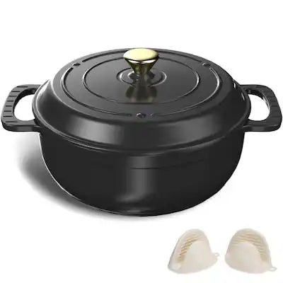 Winado - 7.5QT Dutch Oven Enameled Cast Iron Bread Oven w/ Moisture-Lock Lid for Sourdough Baking & Cooking, Oven & Stovetop Safe
