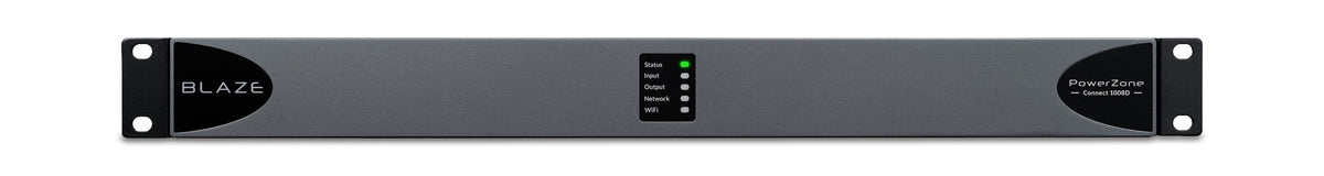 Sonance - Blaze PowerZone™ Connect 1008 – 1000 W DSP-enabled Class-D amplifier with 8 channels (Each) - Black