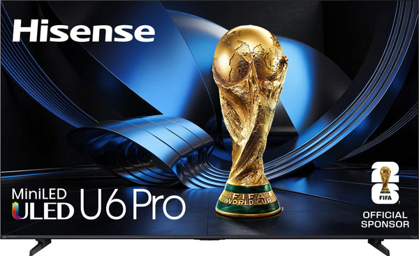 Hisense - 65" Class U6 Pro MiniLED QLED UHD 4K HDR Glare-Free Smart Fire TV with Alexa+ (2026)