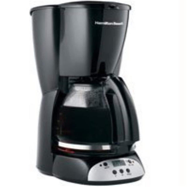 Front. Hamilton Beach - 12 Cup Digital Coffeemaker - Black.