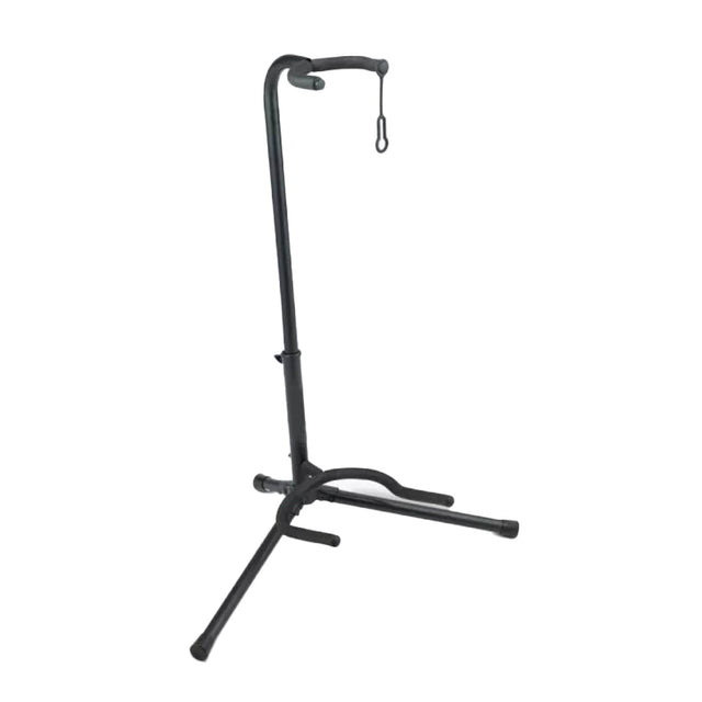 Front. FocusProAudio - FocusProAudio FPA-TGS1 Tripod Acoustic and Electric Guitar Stand (Black).